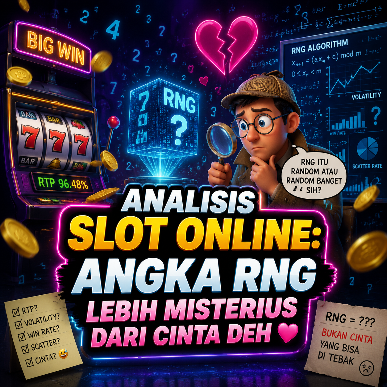 Analisis Slot Online: Angka RNG Lebih Misterius dari Cinta deh