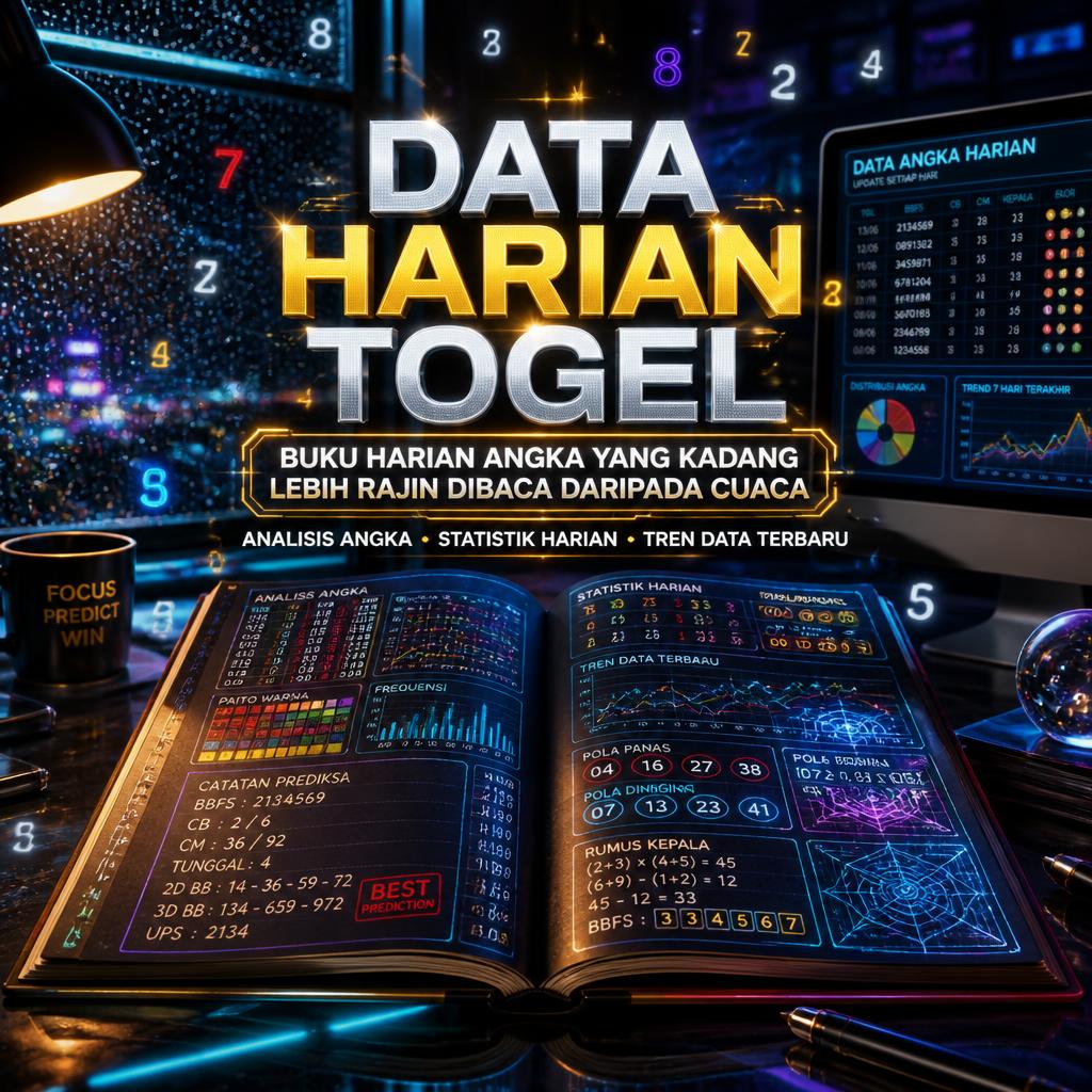 Data Harian Togel: Buku Harian Angka yang Kadang Lebih Rajin Dibaca daripada Cuaca