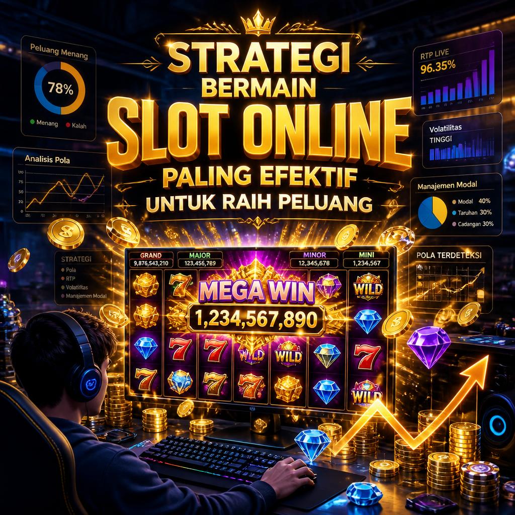 Strategi Bermain Slot Online Paling Efektif untuk Raih Peluang