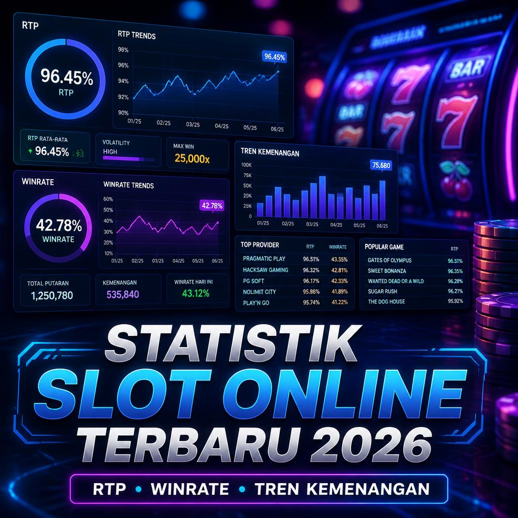 Statistik Game Slot Online Terbaru: Pola RTP, Winrate, dan Tren Kemenangan yang Sering Dibahas Pemain
